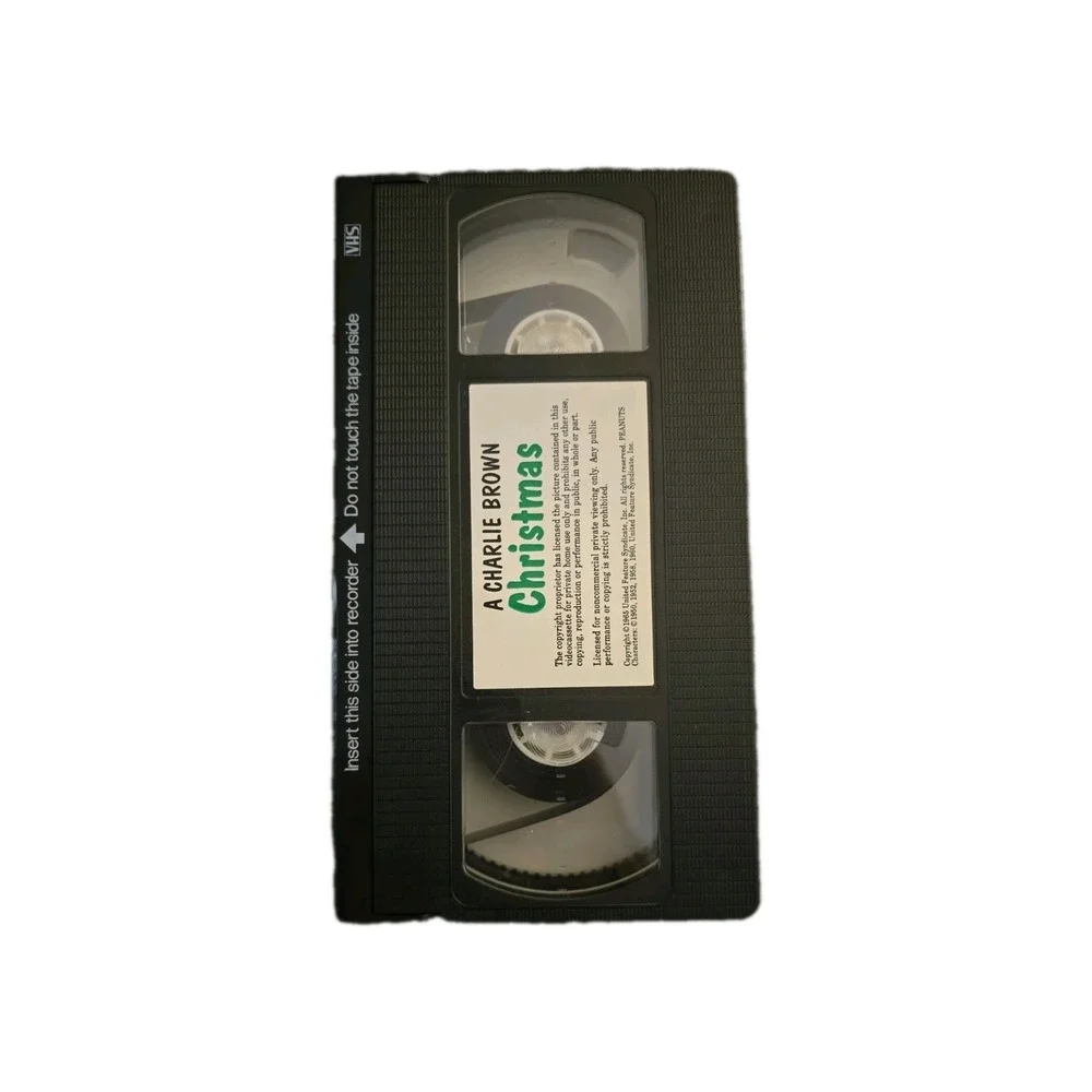 Vintage 1991 A Charlie Brown Christmas VHS Shell Release